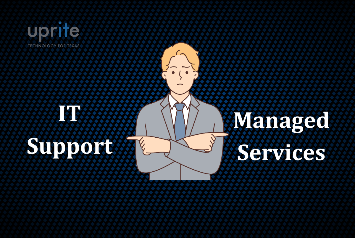 difference between its support and managed services