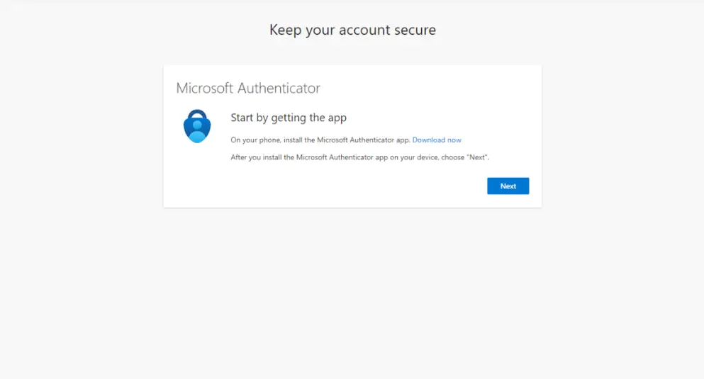 Setting Up Microsoft Authenticator