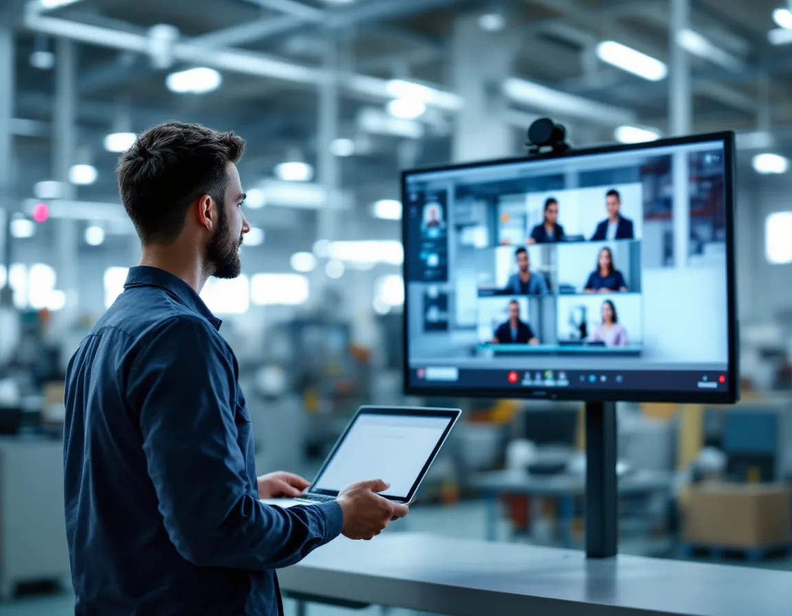 Co-managed IT model pairing an internal coordinator with a remote MSP team in Texas