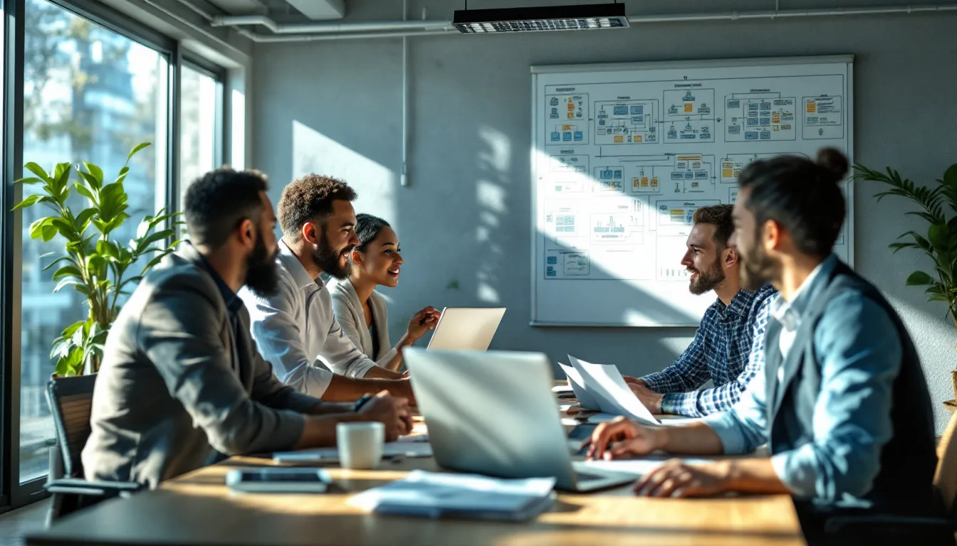 Uprite IT team planning a structured technology onboarding and migration for an energy company
