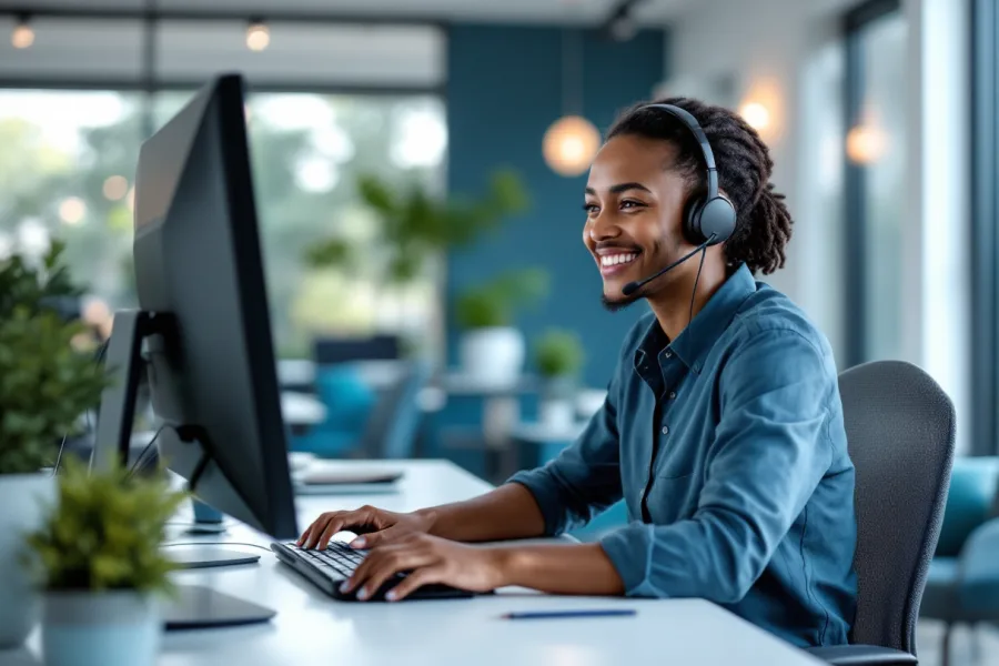 Help desk technician supporting a Woodlands business client