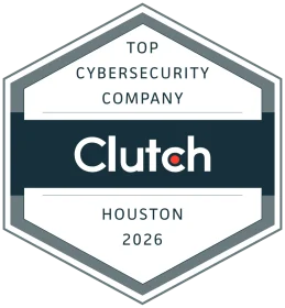 Top Clutch Cybersecurity Company Houston 2026 badge