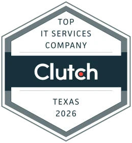 Top Clutch IT Services Company Texas 2026 badge