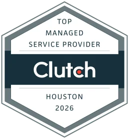 Top Clutch Managed Service Provider Houston 2026 badge