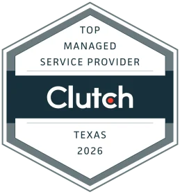 Top Clutch Managed Service Provider Texas 2026 badge