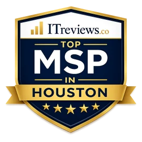 ITreviews.co Top MSP in Houston badge