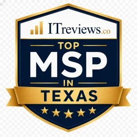 ITreviews.co Top MSP in Texas badge