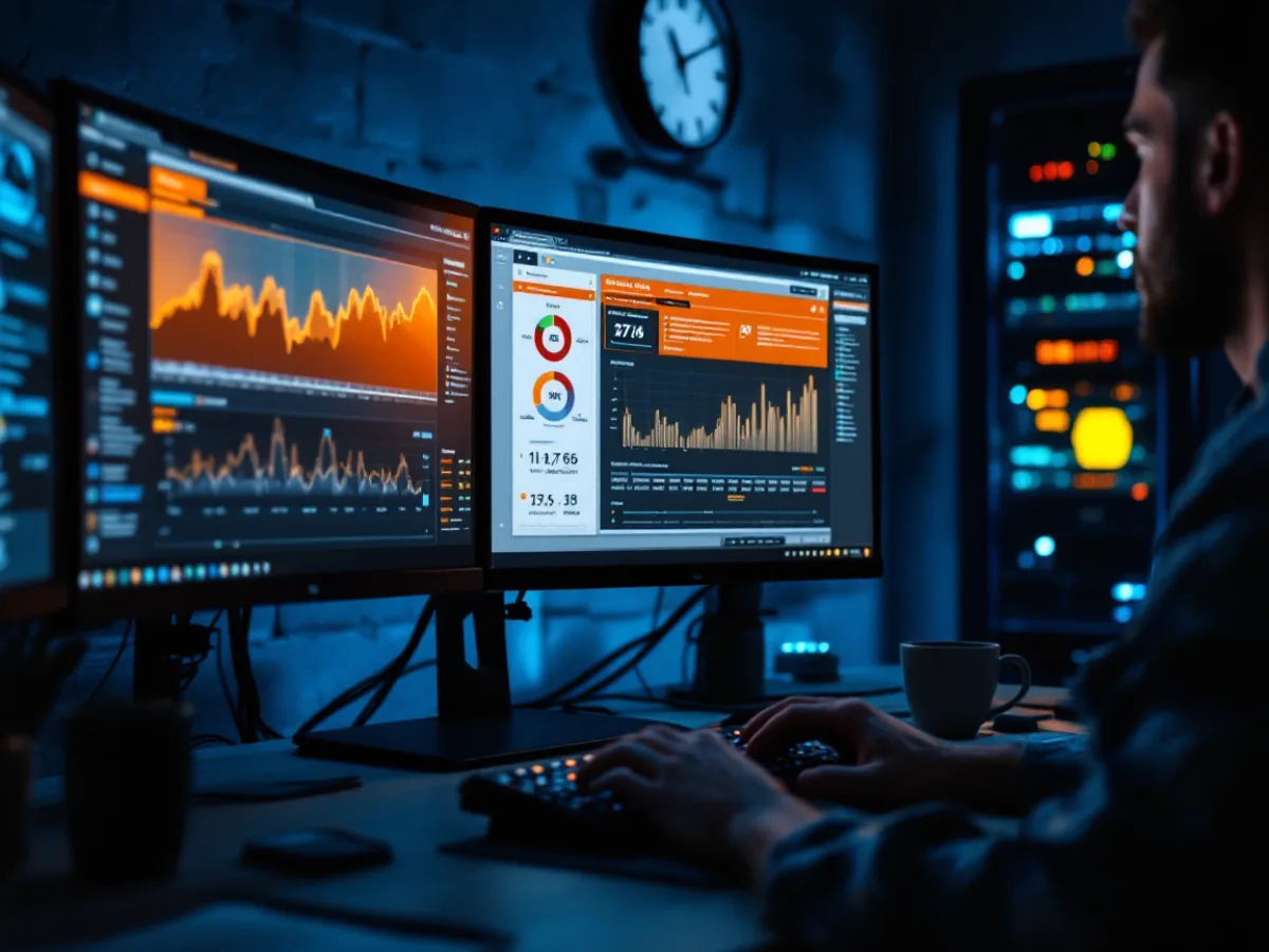 Engineer monitoring DNS propagation and Exchange Online mail flow during a Microsoft 365 cutover window
