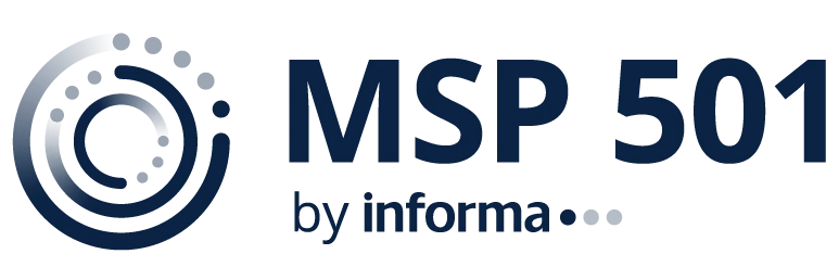 MSP 501 by Informa official 2026 award badge