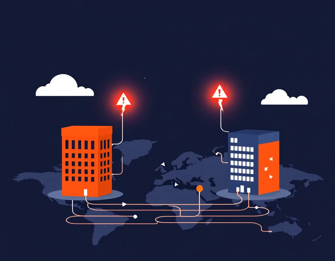 Two DFW offices on separate IT setups showing downtime, security, and visibility gaps