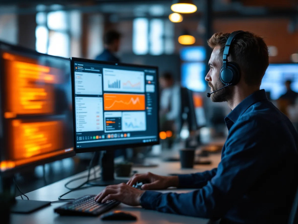 Uprite engineer running a ransomware recovery checklist from a staffed Texas help desk