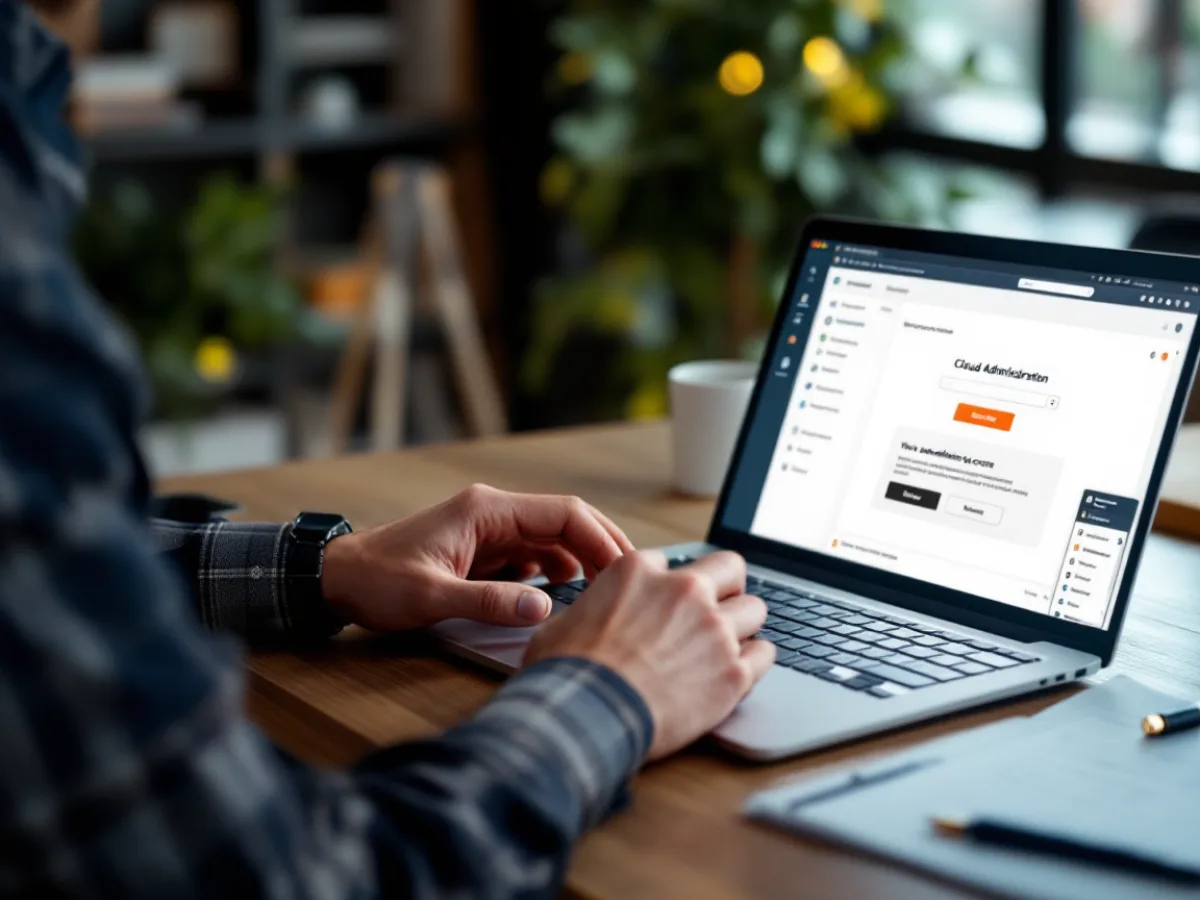 A business owner signing in to a cloud administration console to verify who holds global administrator access before giving notice to an MSP