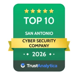 TrustAnalytica Top 10 Cyber Security Company in San Antonio 2026 badge