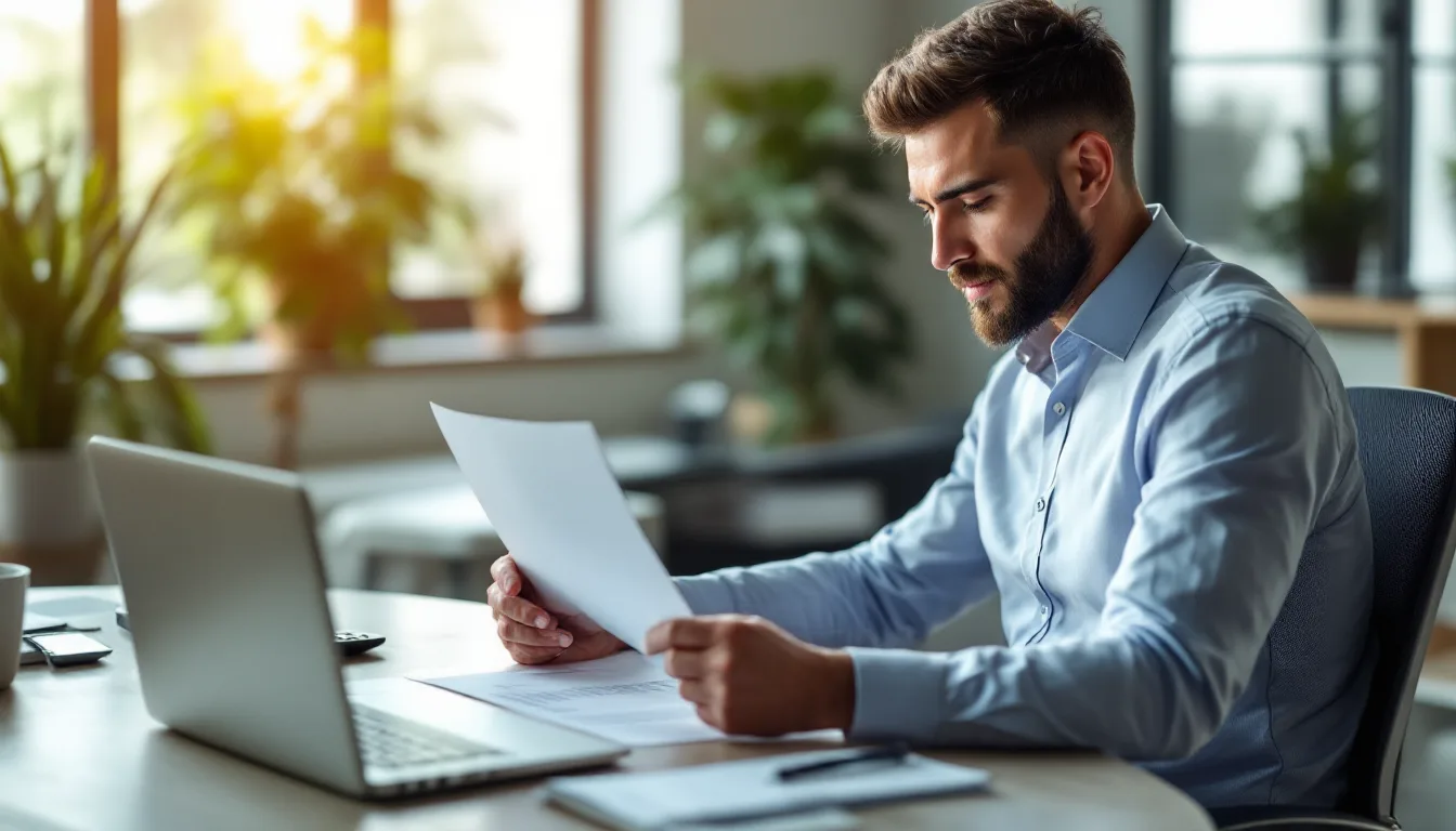 Business owner reviewing a transparent flat-rate managed IT pricing agreement