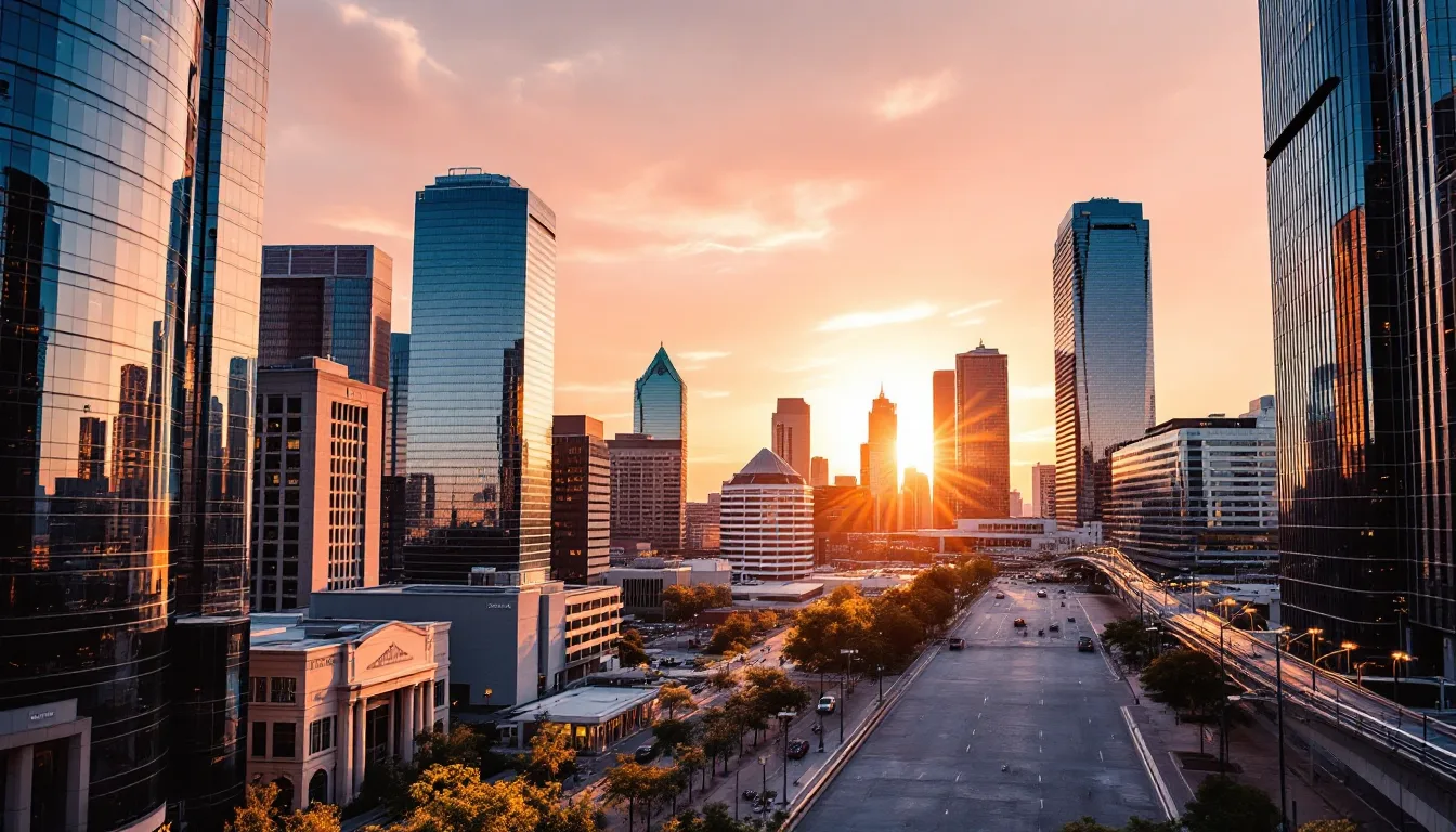 Houston Texas downtown skyline representing local managed IT services coverage
