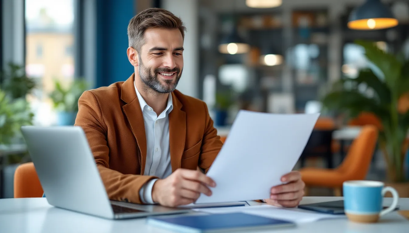 Houston business owner reviewing a flat-rate managed IT pricing agreement