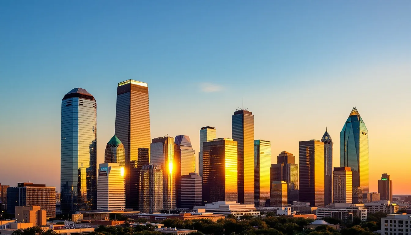 Houston Texas downtown skyline representing local managed IT services coverage