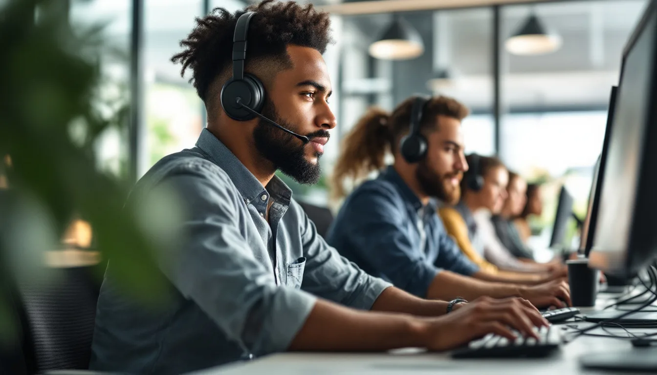 Dedicated local Texas managed IT support team collaborating in a Houston office