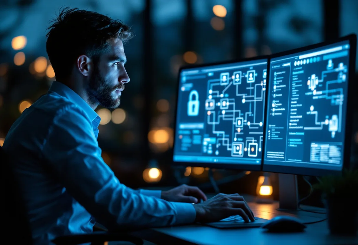 Security consultant auditing SharePoint and OneDrive permission structures as part of a Microsoft 365 AI readiness assessment