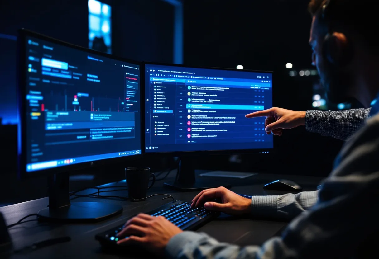 Uprite SOC analyst triaging an endpoint detection alert for a San Antonio client environment