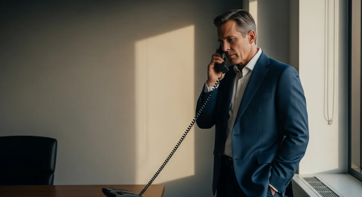 Finance director at a Texas private equity firm making a verification callback before releasing a wire transfer