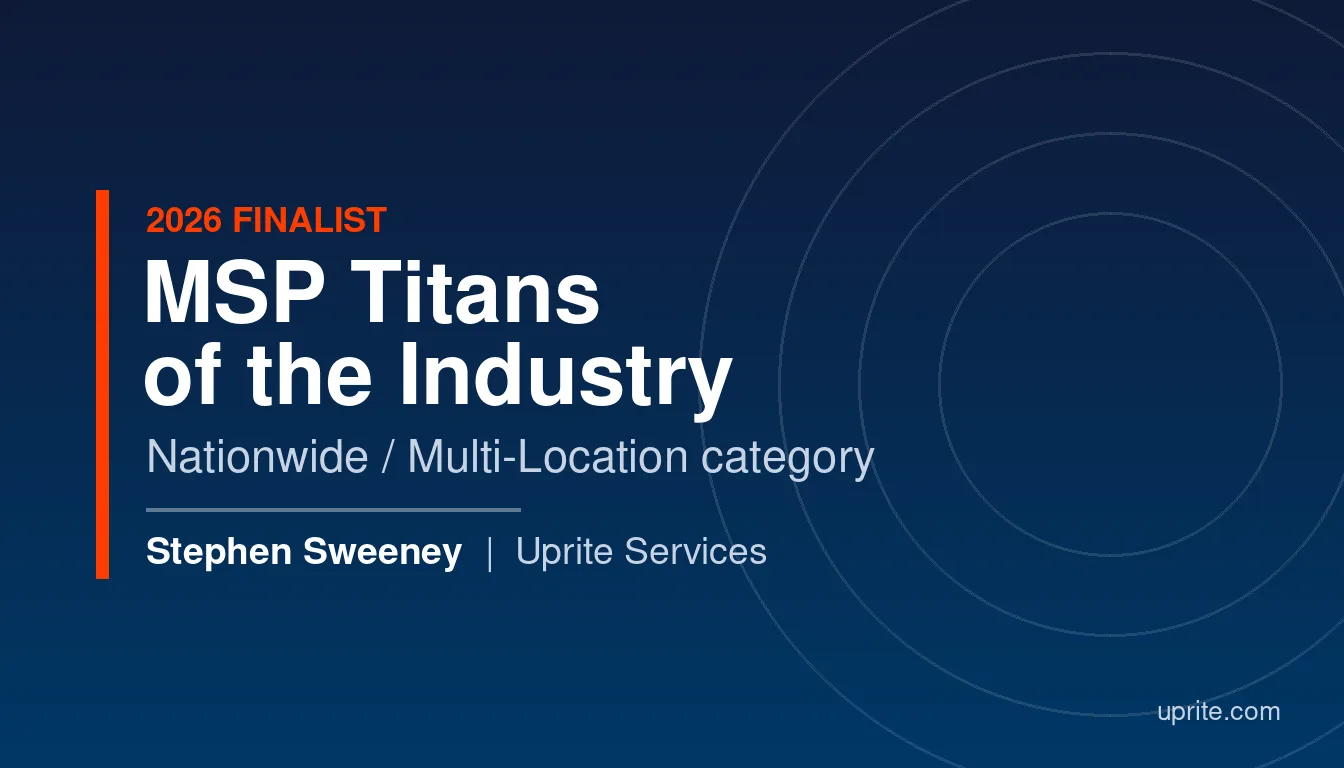 MSP Titans of the Industry Names Uprite Services a 2026 Finalist